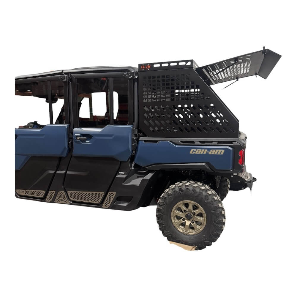 Can-Am Defender HD10-HD11 Tall Bed Rack with Enclosure - Storage Options