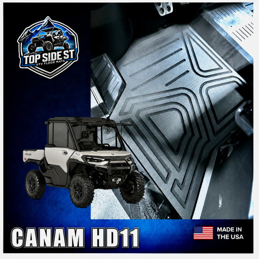 CAN-AM Defender HD11 HD 9mm Rubber Mats (2026 - current) - Floor Mat