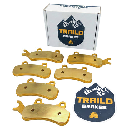 Can-Am Defender HD5 2017-2021 Brass Brake Pad Set - Full Vehicle Set - Vehicle Parts & Accessories