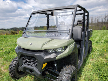 Can-Am Defender Max - 2 Pc Windshield w/Hard Coat and Vent Options - Windshields