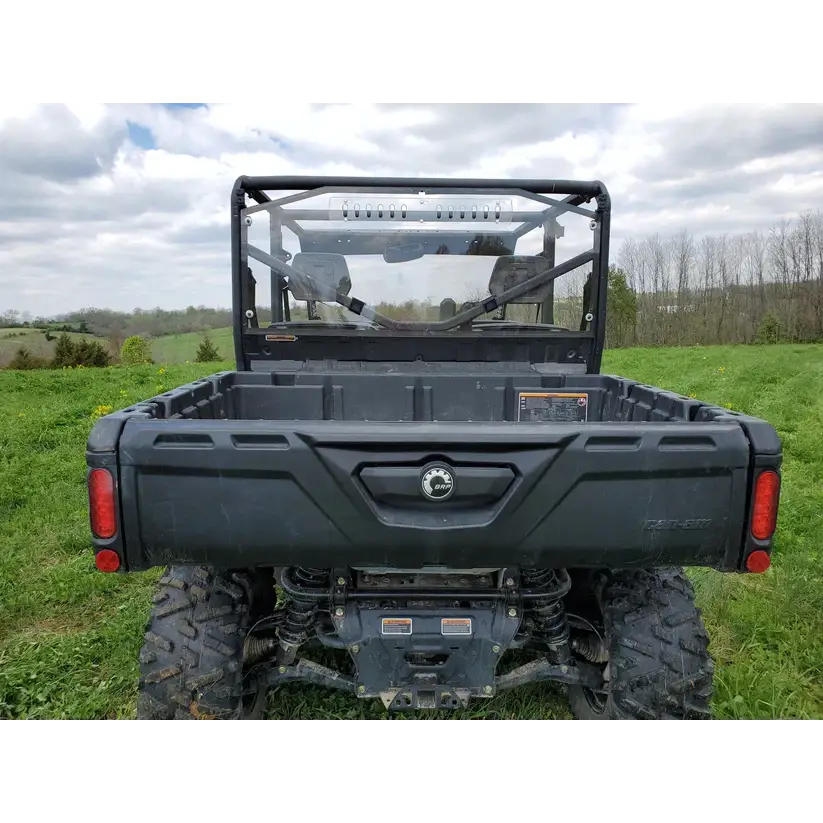 Can-Am Defender Max 4 - 1 Pc Lexan Back Panel w/Vent Option