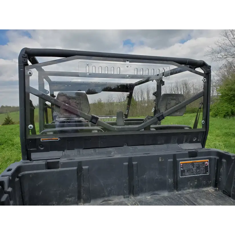 Can-Am Defender Max 4 - 1 Pc Lexan Back Panel w/Vent Option