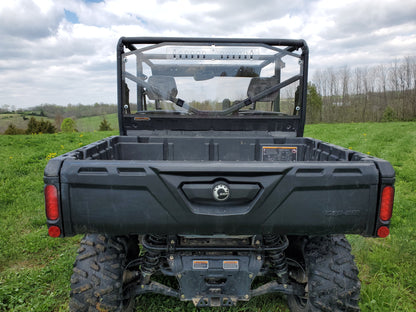 Can-Am Defender Max 4 - 1 Pc Lexan Back Panel w/Vent Option - Windshields