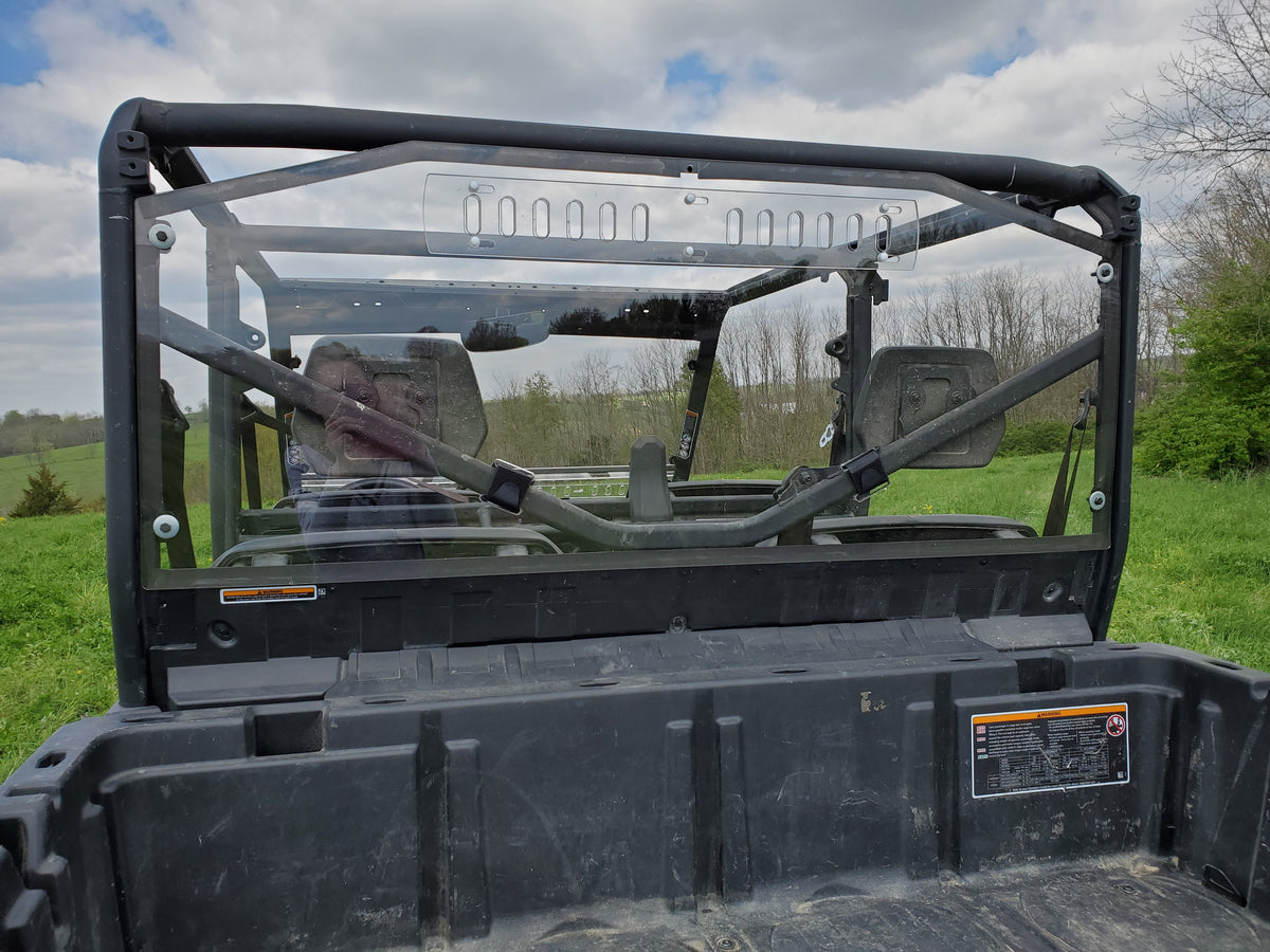 Can-Am Defender Max 4 - 1 Pc Lexan Back Panel w/Vent Option - Windshields