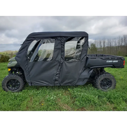 Can-Am Defender Max 4 - Full Cab Enclosure For Hard Windshield (Full Doors)