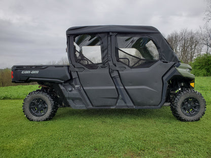 Can-Am Defender Max 4 - Full Cab Enclosure For Hard Windshield (Half Doors) - Full Cab Enclosure