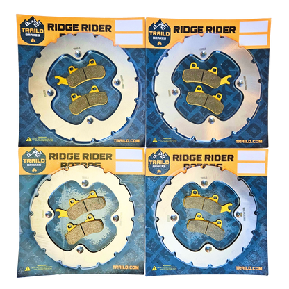 Can-Am Defender MAX 6-Seater/PRO/6x6 HD10/HD9/HD8/HD7 2016-2026 Ridge Rider Rotor and Pad Kit - Pad & Rotor Kit
