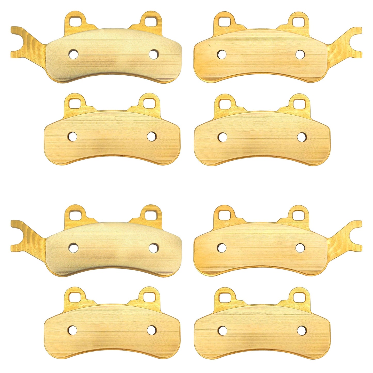 Can-Am Defender MAX HD7 HD8 HD9 HD10 HD11 6x6 & PRO 2017-2026 Front & Rear Brass Brake Pad Set - Vehicle Parts &