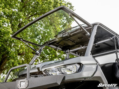 Can-Am Defender MaxDrive Power Flip Glass Windshield