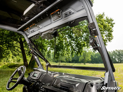 Can-Am Defender MaxDrive Power Flip Glass Windshield