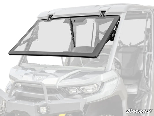 Can-Am Defender MaxDrive Power Flip Glass Windshield