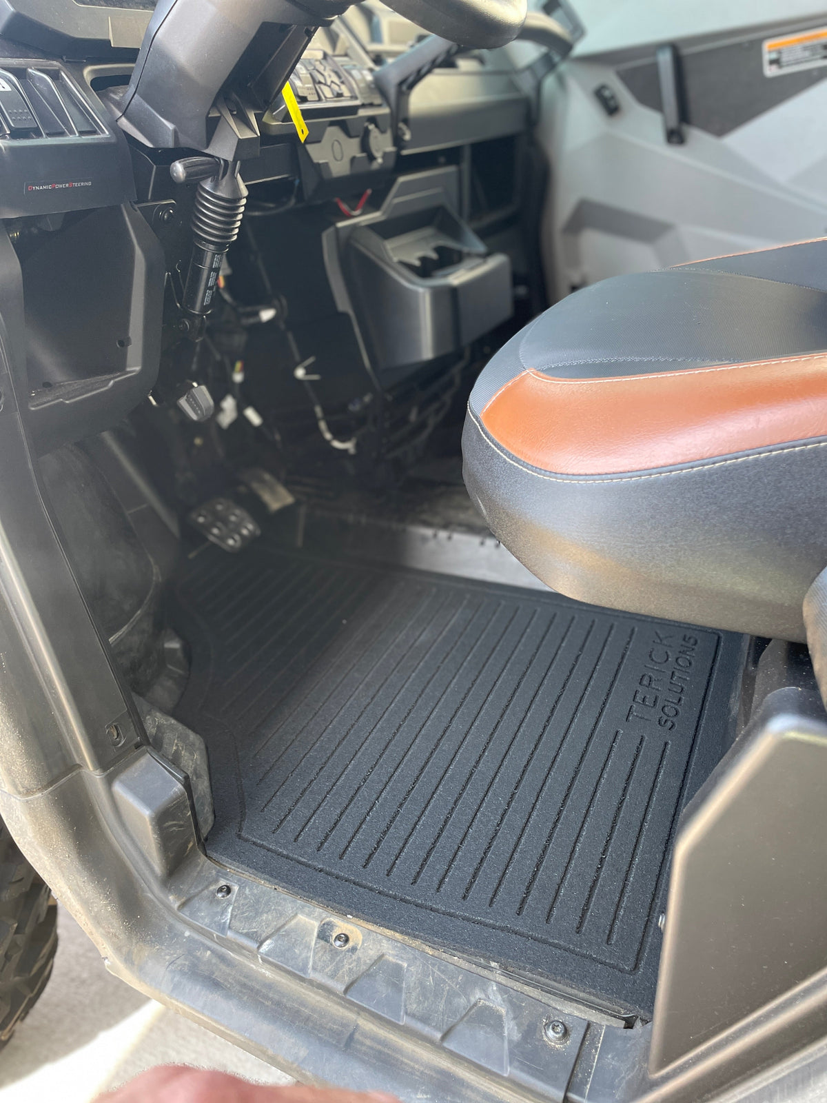 Can-Am Defender Rubber Floor Mats - UTV Rubber floor mats