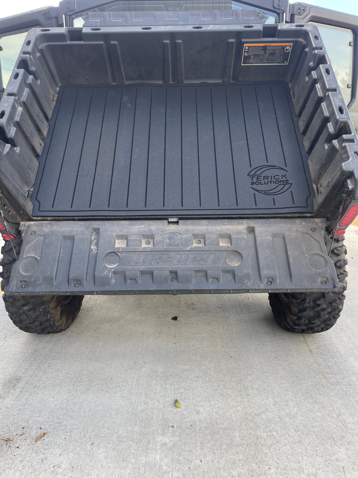 Can-Am Defender Rubber Floor Mats - UTV Rubber floor mats