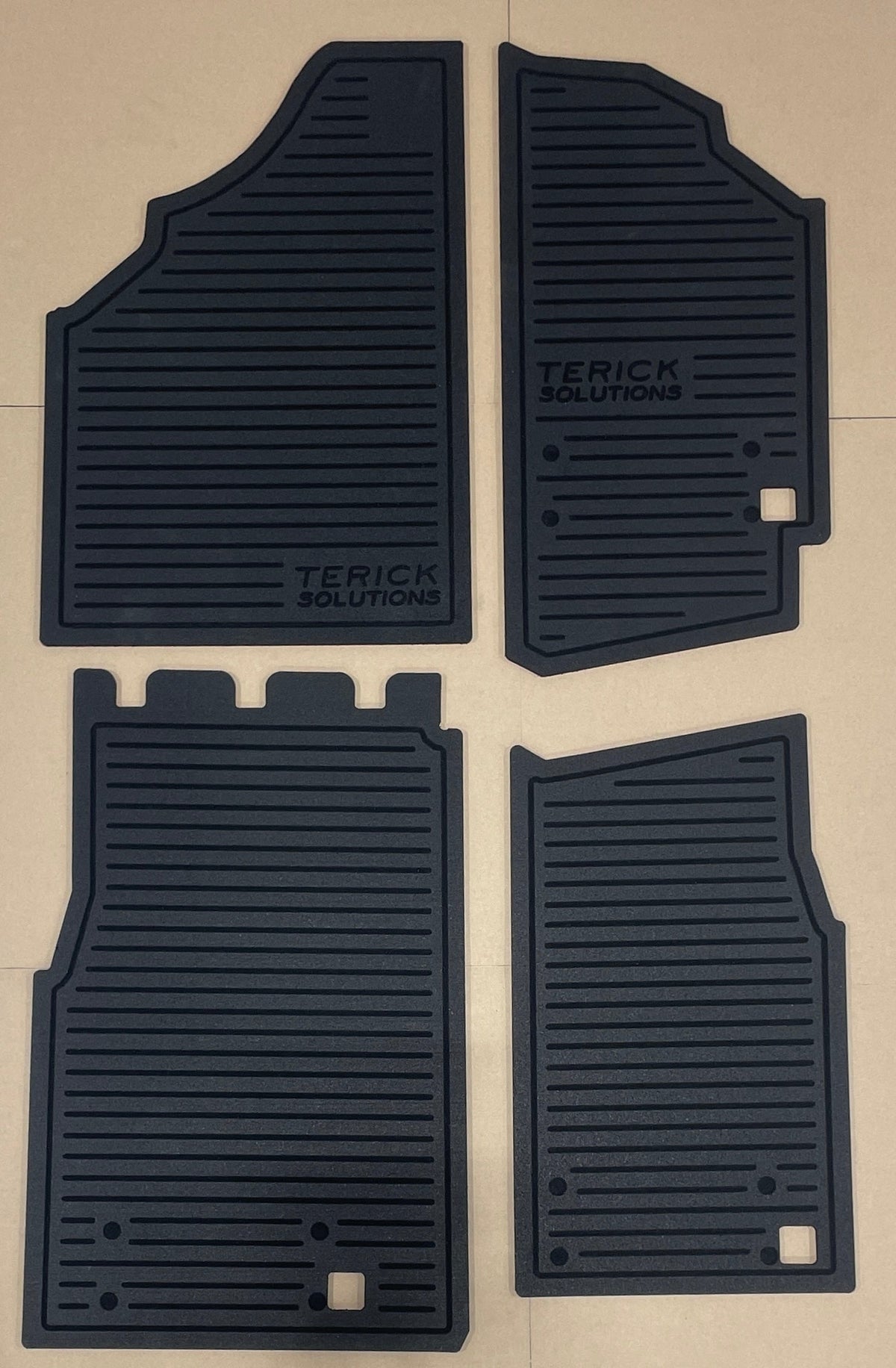 Can-Am Defender Rubber Floor Mats - UTV Rubber floor mats