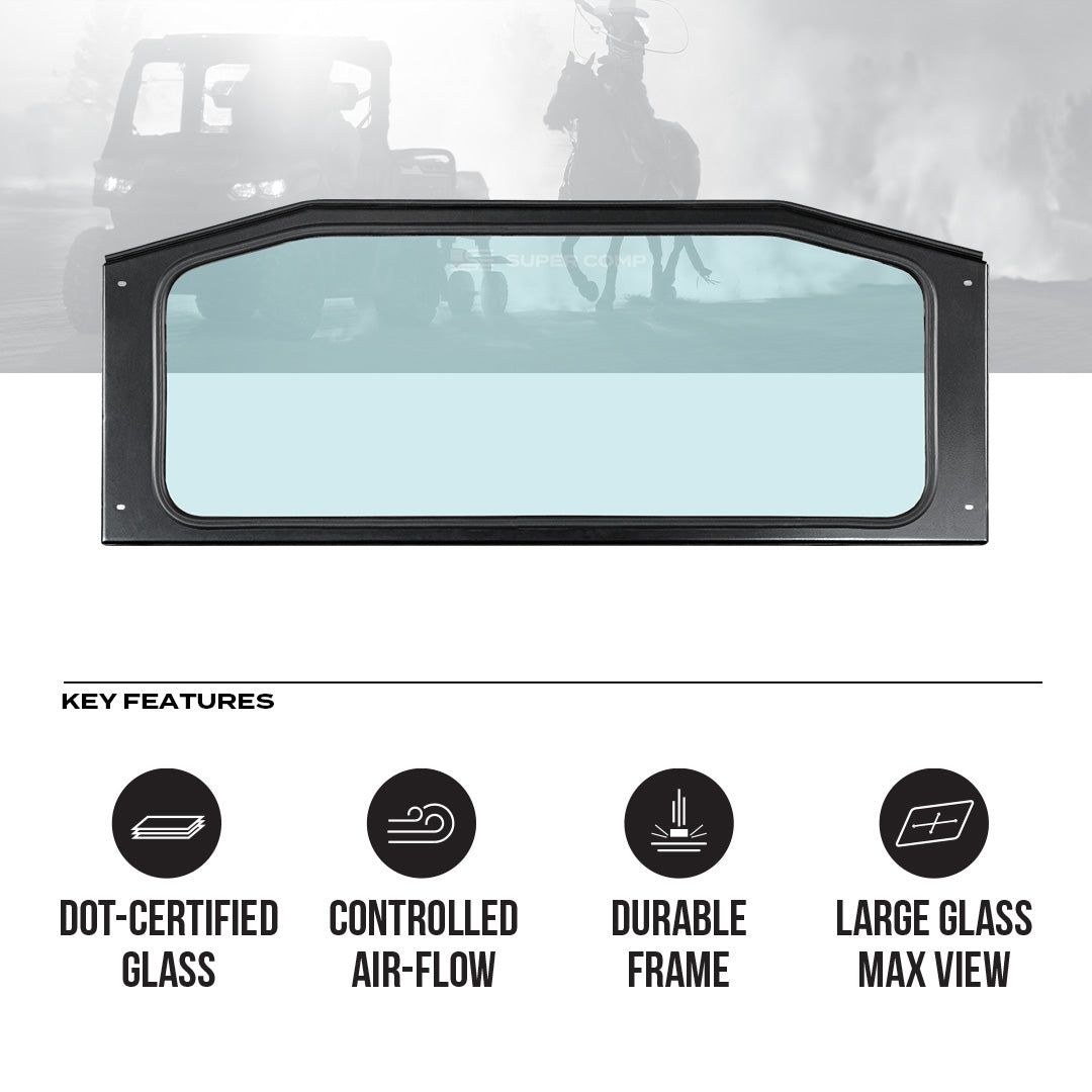 Can-Am Defender Tinted Rear Windshield - Rear Windshield