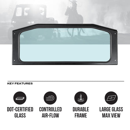 Can-Am Defender Tinted Rear Windshield - Rear Windshield