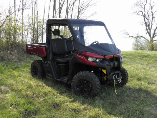 Can-Am Defender - Vinyl Windshield/Top Combo - Windshield and Roof