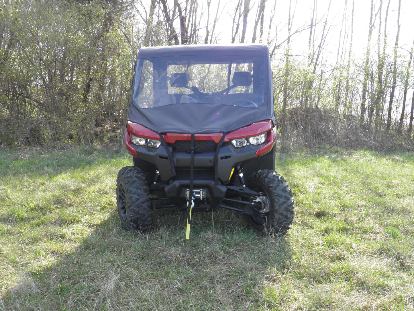 Can-Am Defender - Vinyl Windshield/Top/Rear Combo - Windshield/Roof/Back Panel