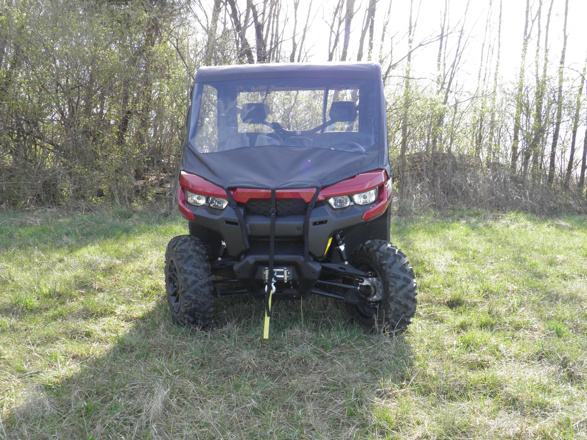 Can-Am Defender - Vinyl Windshield/Top/Rear Combo - Windshield/Roof/Back Panel