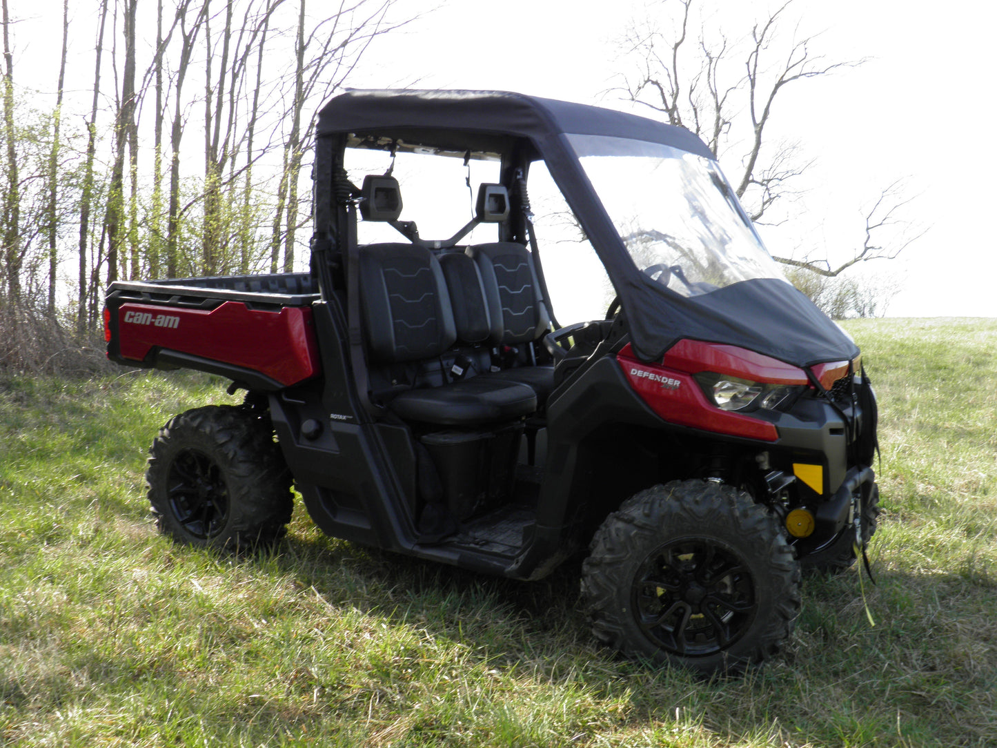 Can-Am Defender - Vinyl Windshield/Top/Rear Combo - Windshield/Roof/Back Panel