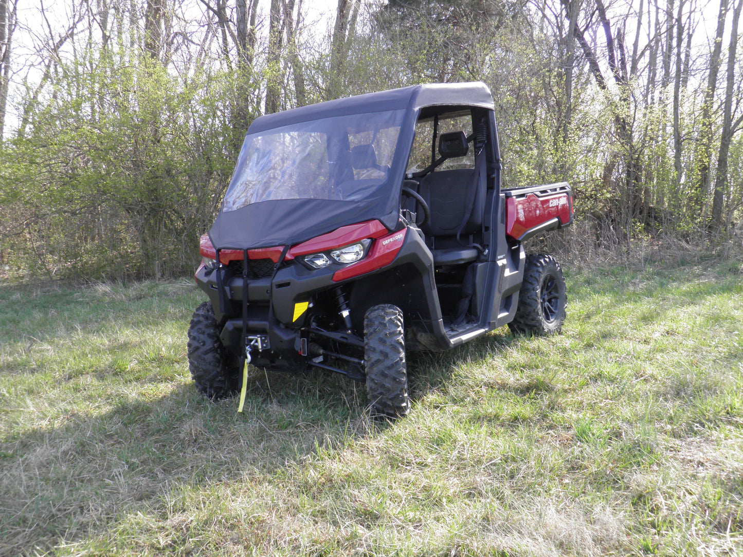 Can-Am Defender - Vinyl Windshield/Top/Rear Combo - Windshield/Roof/Back Panel