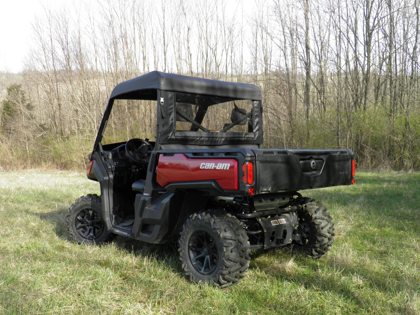 Can-Am Defender - Vinyl Windshield/Top/Rear Combo - Windshield/Roof/Back Panel