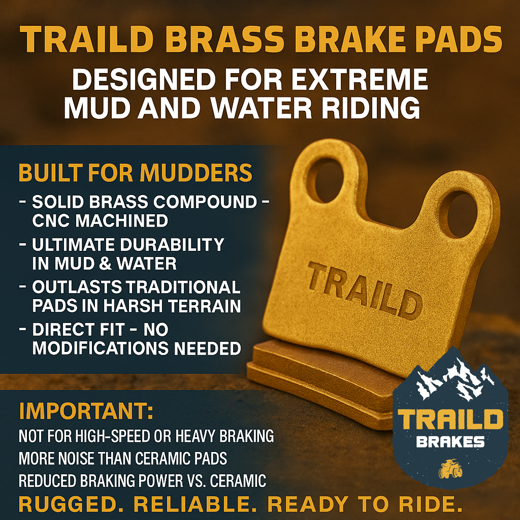 Can-Am Maverick 2013-2018 Brass Brake Pad Set - Brake Pads