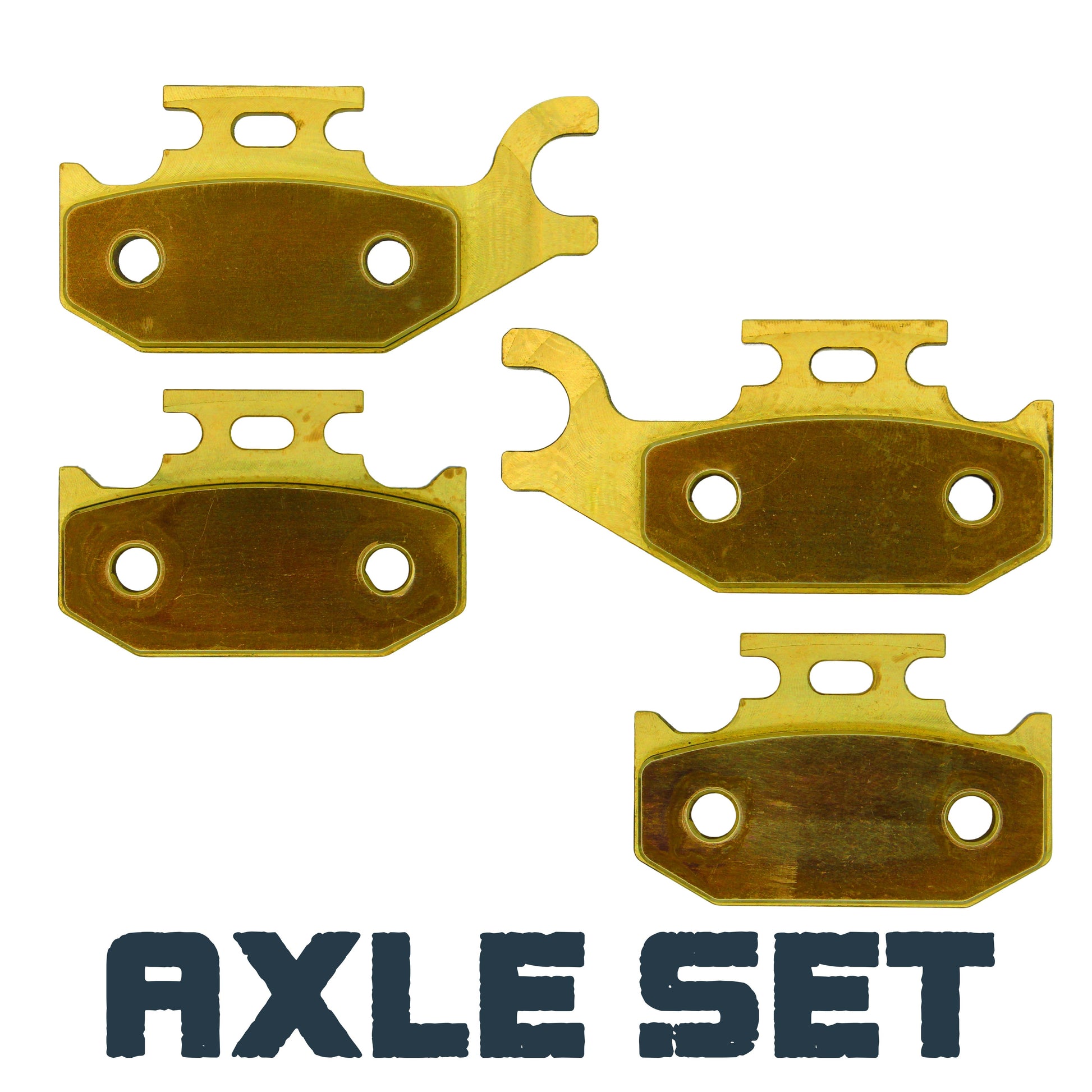 Can-Am Maverick 2013-2018 Brass Brake Pad Set - Rear Axle Set - Brake Pads