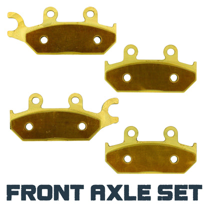 Can-Am Maverick MAX/XDS/XMR 2013-2018 Brass Brake Pad Set - Front Axle Set - Brake Pads