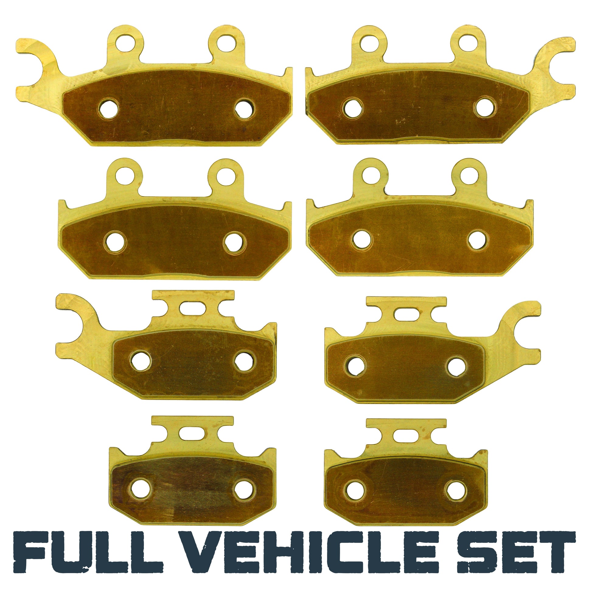Can-Am Maverick MAX/XDS/XMR 2013-2018 Brass Brake Pad Set - Full Vehicle Set - Brake Pads