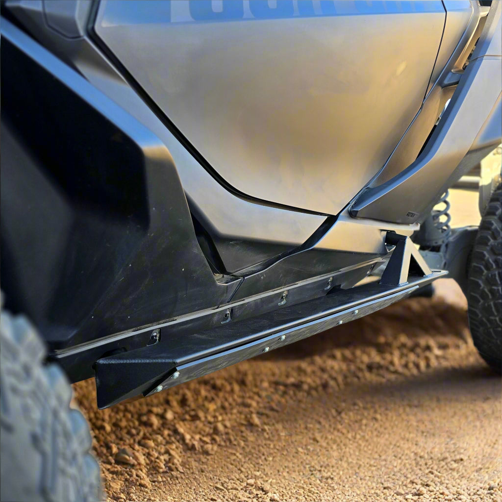 Can-Am Maverick R 2-Seat Rock Slider Steps - Black - Rock Sliders
