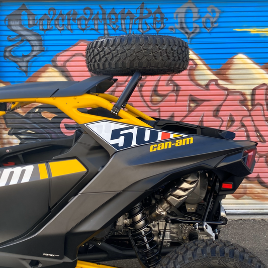 Can-Am Maverick R Above The Roof Dual Clamp Spare Tire Mount - Spare Tire Mounts