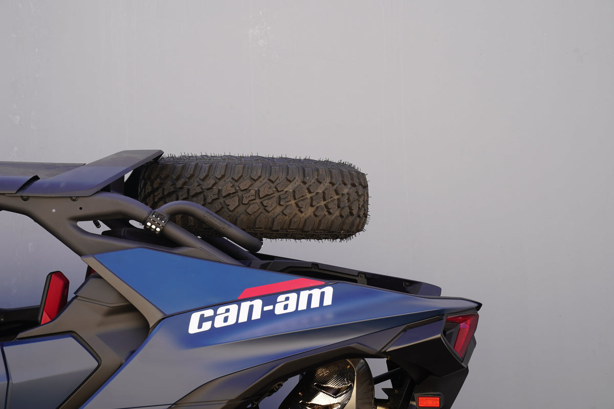 Can-Am Maverick R Max Dual Clamp Spare Tire Mount - Spare Tire Mounts