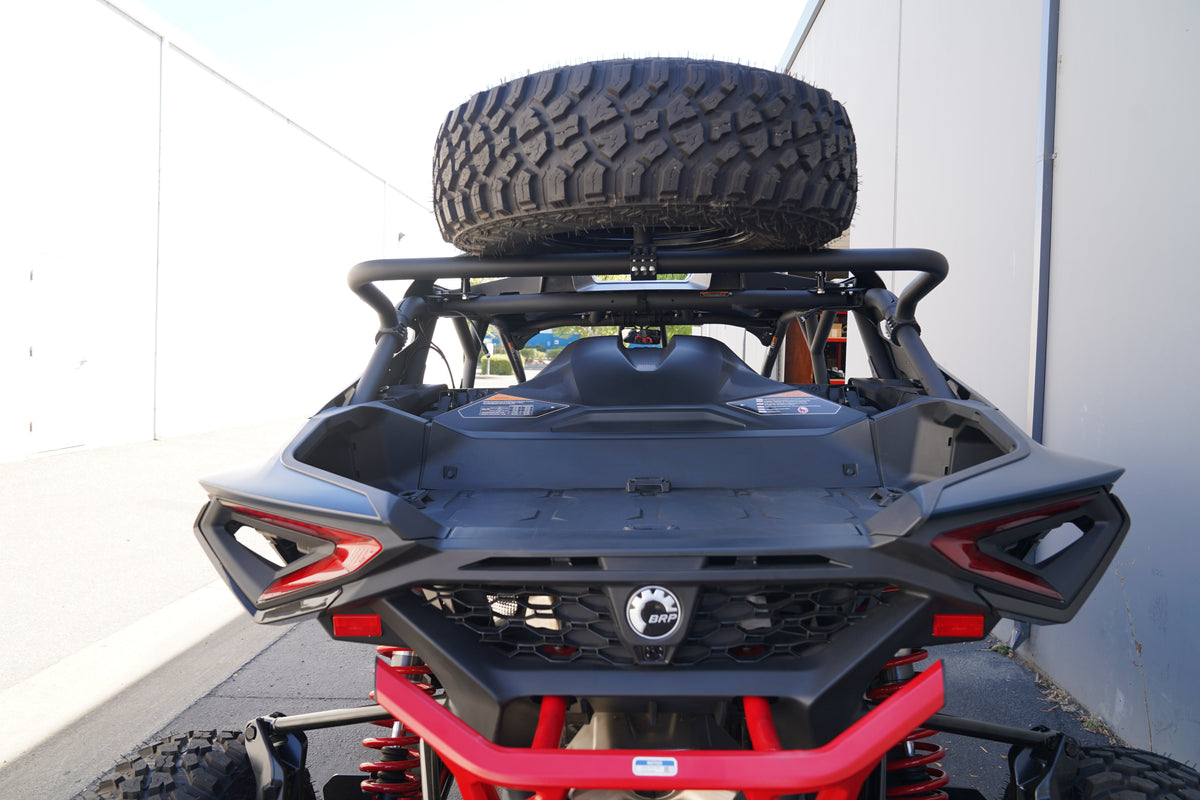 Can-Am Maverick R Max Mid-Height Dual Clamp Spare Tire Mount - Spare Tire Mounts