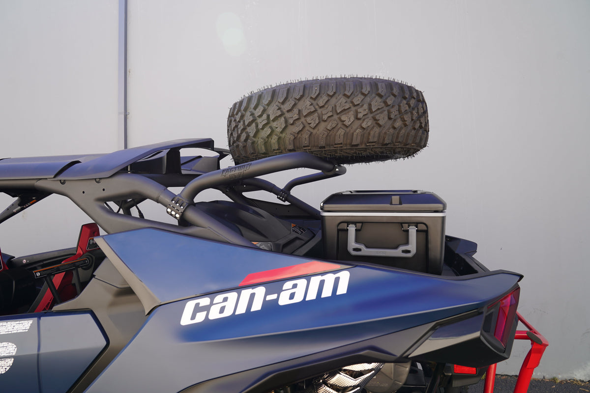 Can-Am Maverick R Max Mid-Height Dual Clamp Spare Tire Mount - Spare Tire Mounts