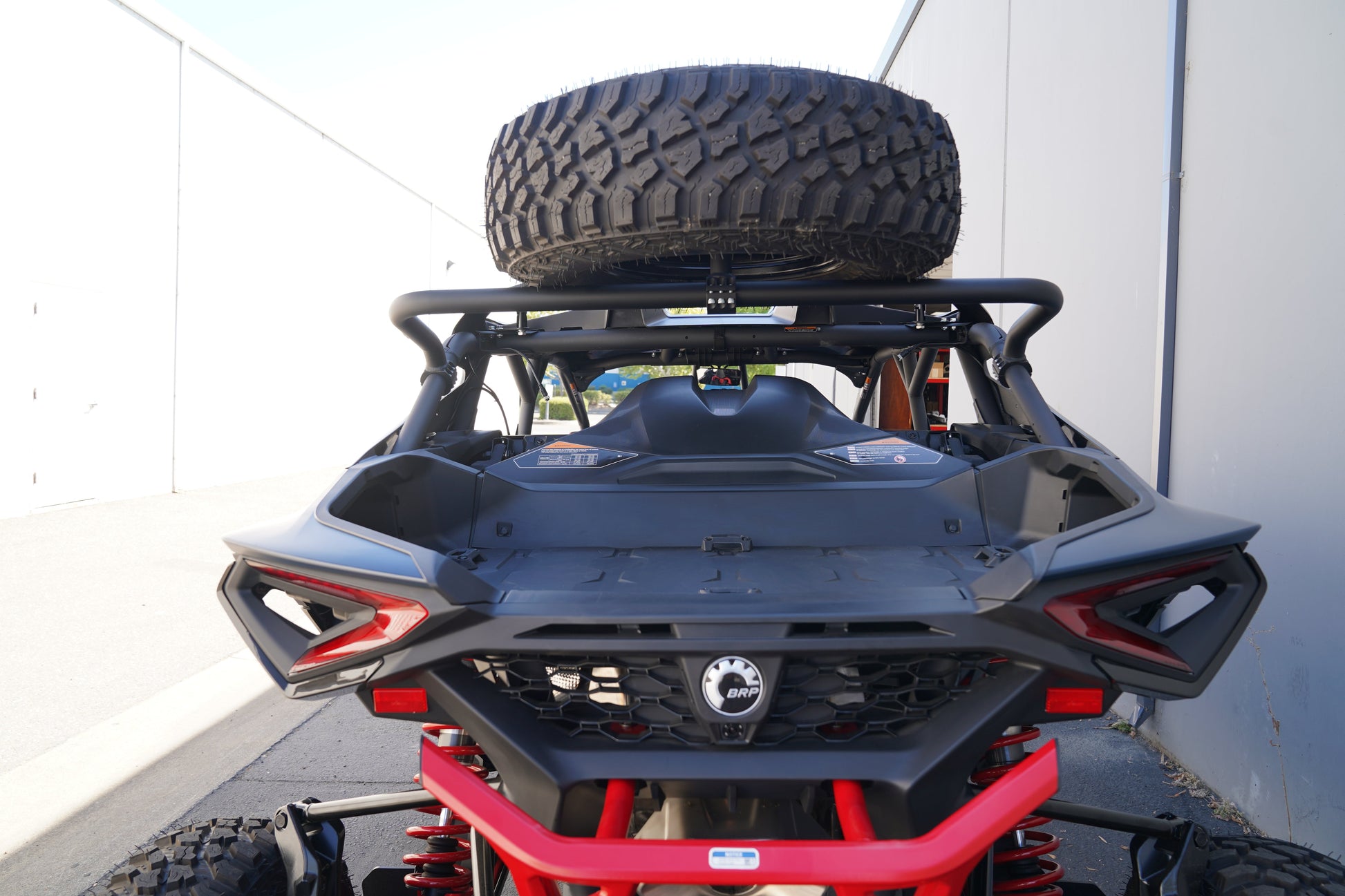 Can-Am Maverick R Mid-Height Dual Clamp Spare Tire Mount - Spare Tire Mounts