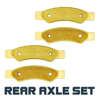 Can-Am Maverick R/R MAX 2024-2025 Front & Rear Brass Brake Pad Set - Rear Axle Set - Vehicle Parts & Accessories