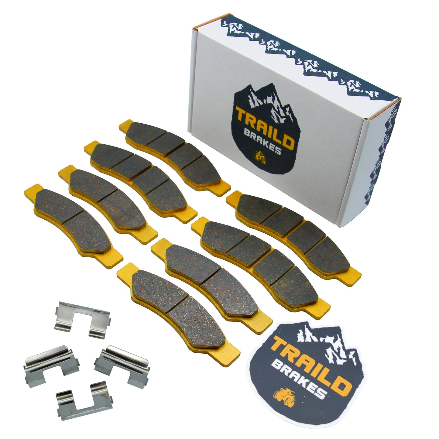 Can-Am Maverick R/R MAX 2024-2026 Front & Rear Ceramic Brake Pad Set - Complete Vehicle Set - Vehicle Parts &