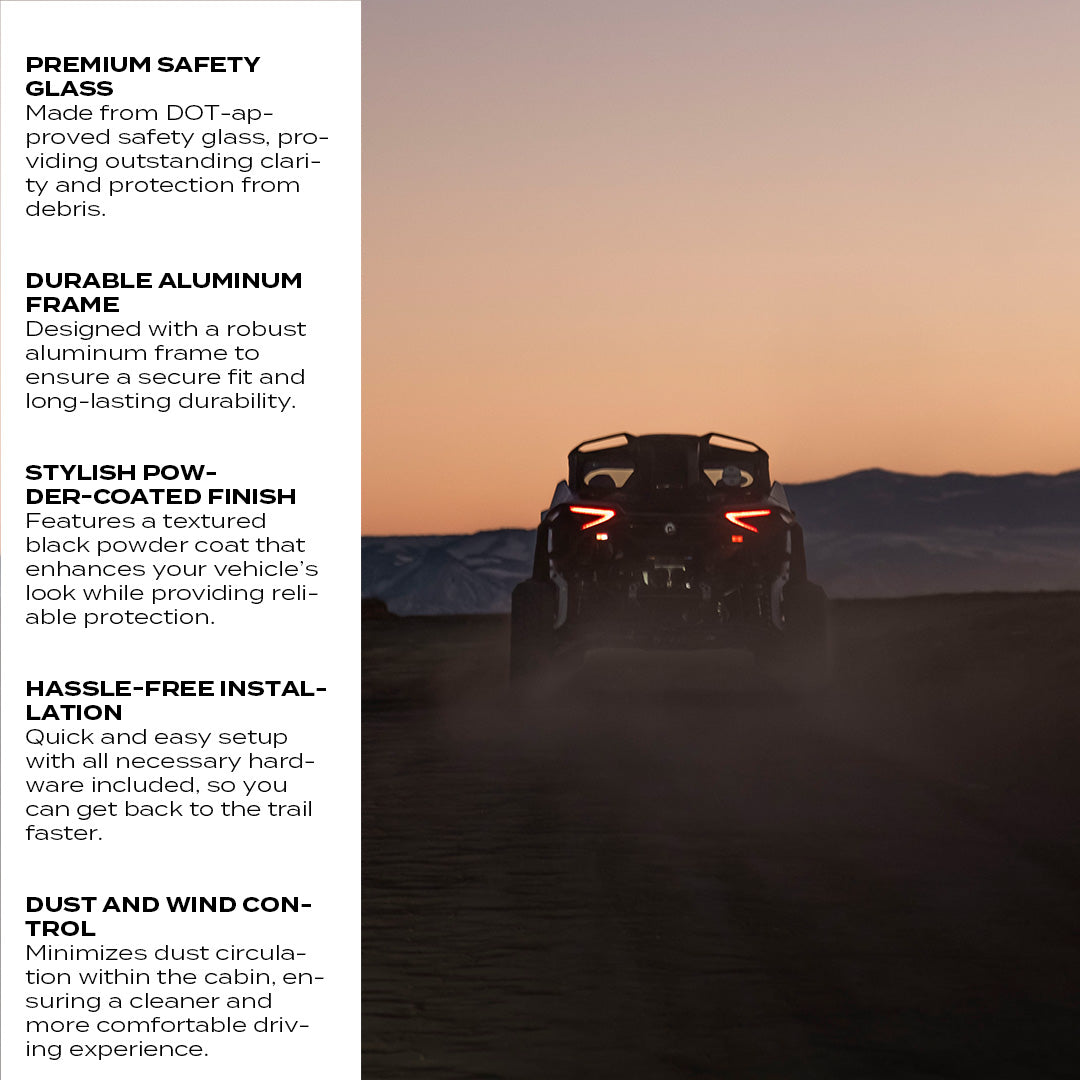 Can-Am Maverick R Rear Windshield - Rear Windshield