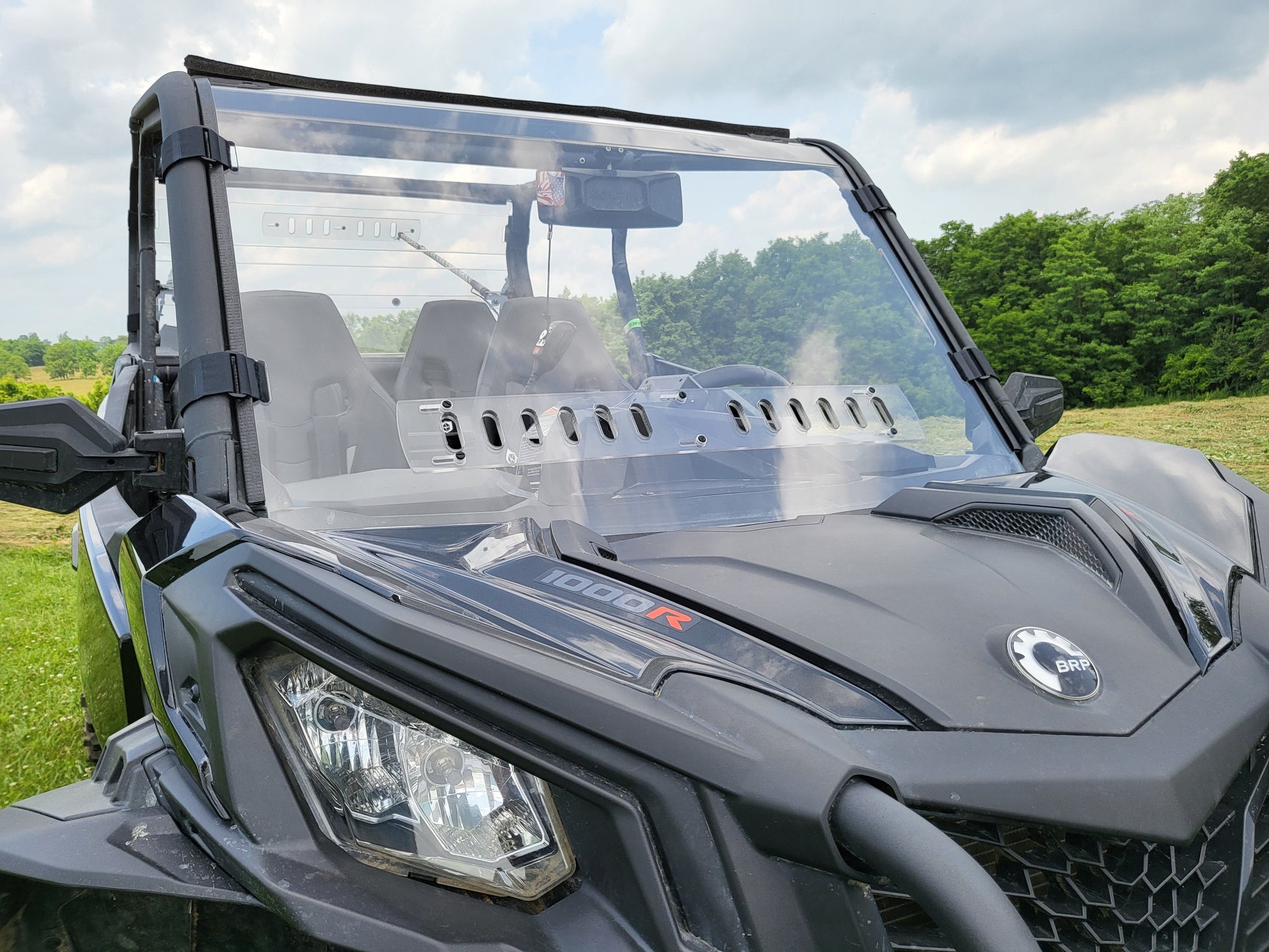 Can-Am Maverick Sport Max - 1 Pc Windshield w/Hard Coat and Vent Options - Windshields