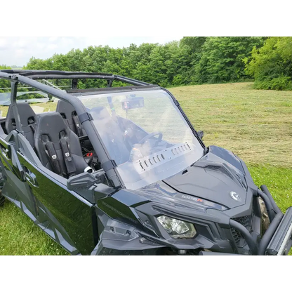 Can-Am Maverick Sport Max - 1 Pc Windshield w/Hard Coat and Vent Options