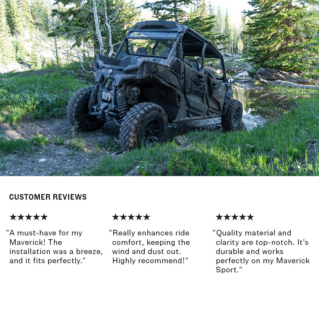 Can-Am Maverick Sport Tinted Rear Windshield - Rear Windshield