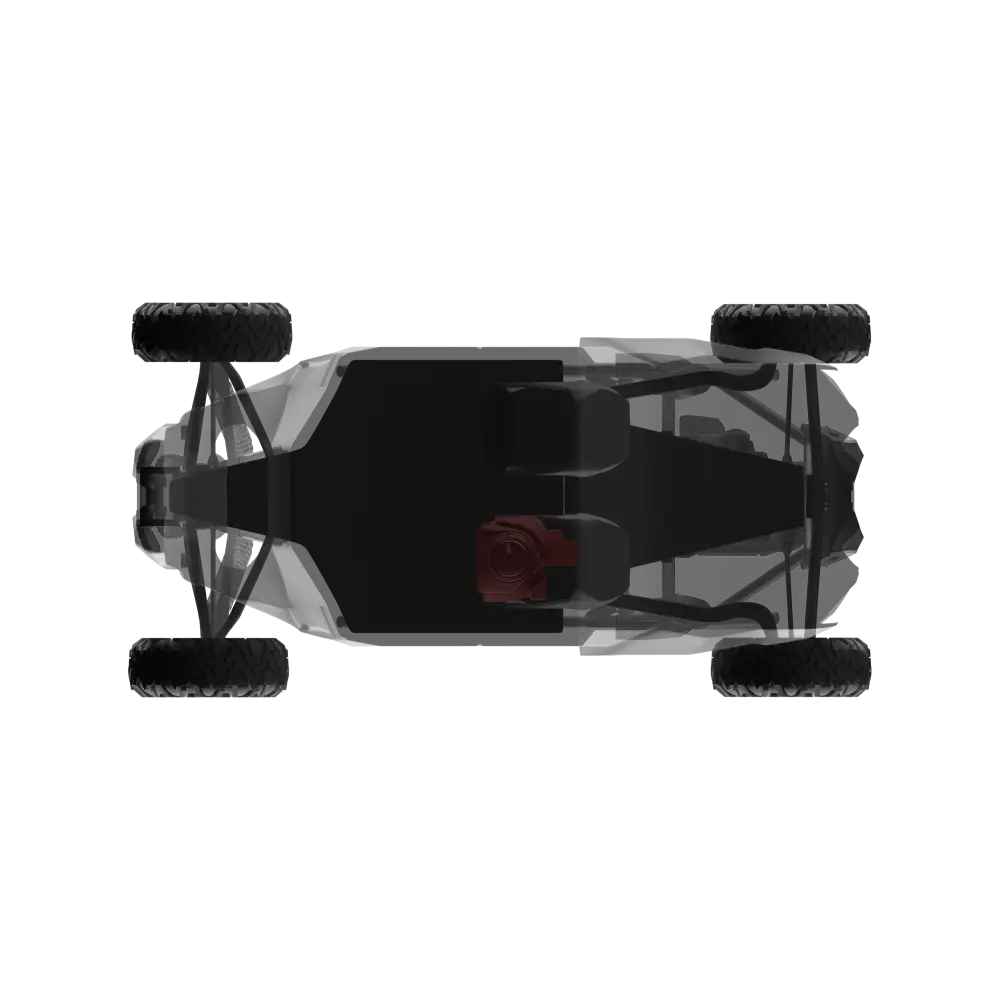 Can-am Maverick X3 12’’ Under Seat Subwoofer Enclosure Driver Side - PSW12.4D Shallow Water Resistant Subwoofer Included