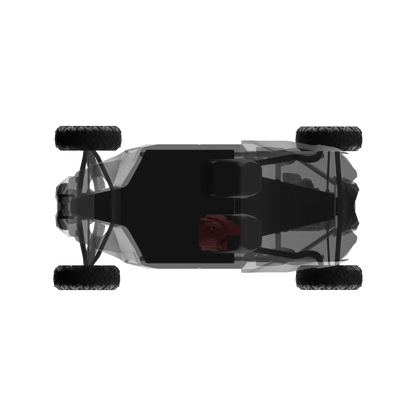 Can-am Maverick X3 12’’ Under Seat Subwoofer Enclosure Driver Side - PSW12.4D Shallow Water Resistant Subwoofer Included