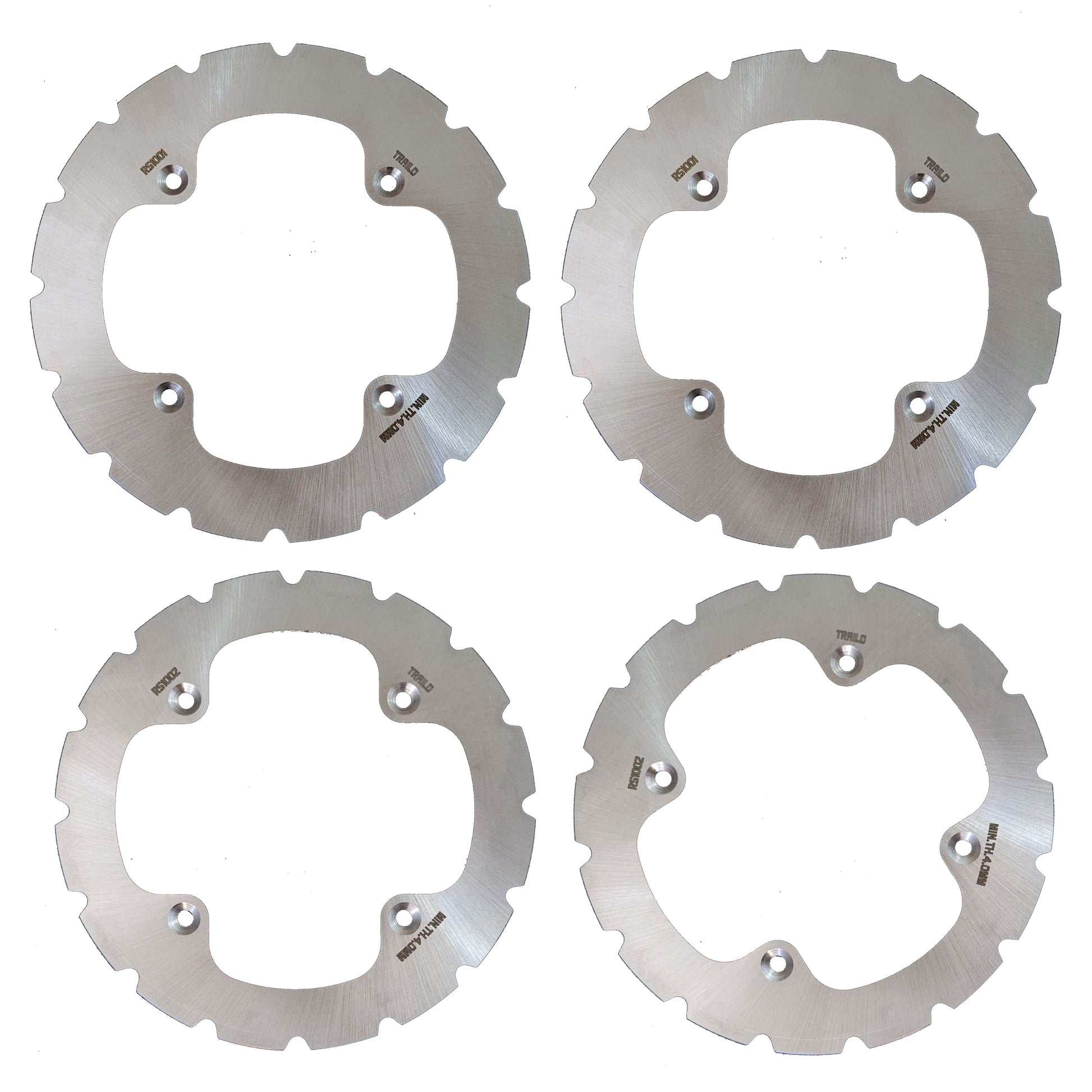 Can-Am Maverick X3 2017-2024 Ridge Rider Disc Brake Rotors - Full Vehicle Set (Front & Rear) - Brake Rotors