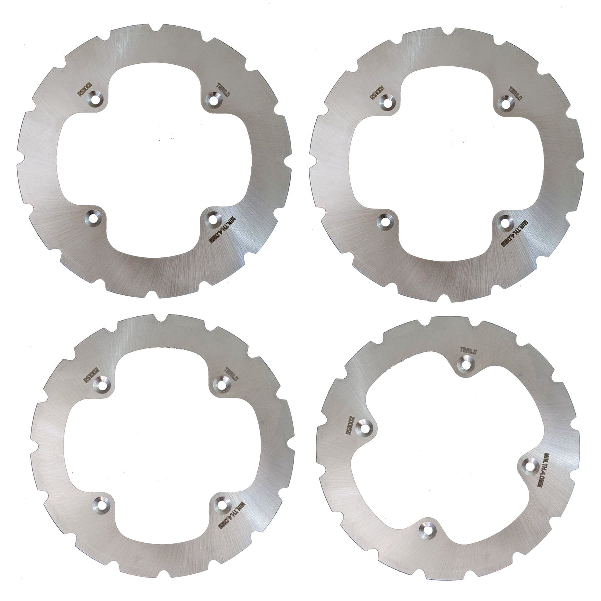 Can-Am Maverick X3 2017-2024 Ridge Rider Disc Brake Rotors - Full Vehicle Set (Front & Rear) - Brake Rotors