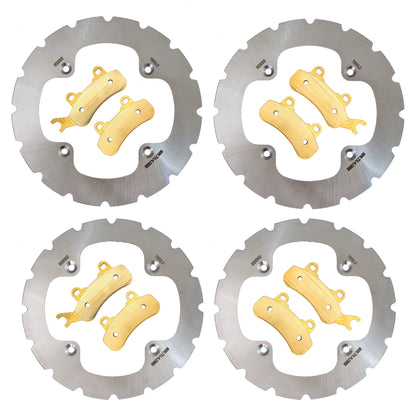 Can-Am Maverick X3 2017-2026 Ridge Rider Rotor and Pad Kit - Brass Pad & Rotor Set - Pad & Rotor Kit