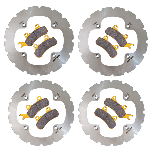 Can-Am Maverick X3 2017-2026 Ridge Rider Rotor and Pad Kit - Ceramic Pad & Rotor Set - Pad & Rotor Kit