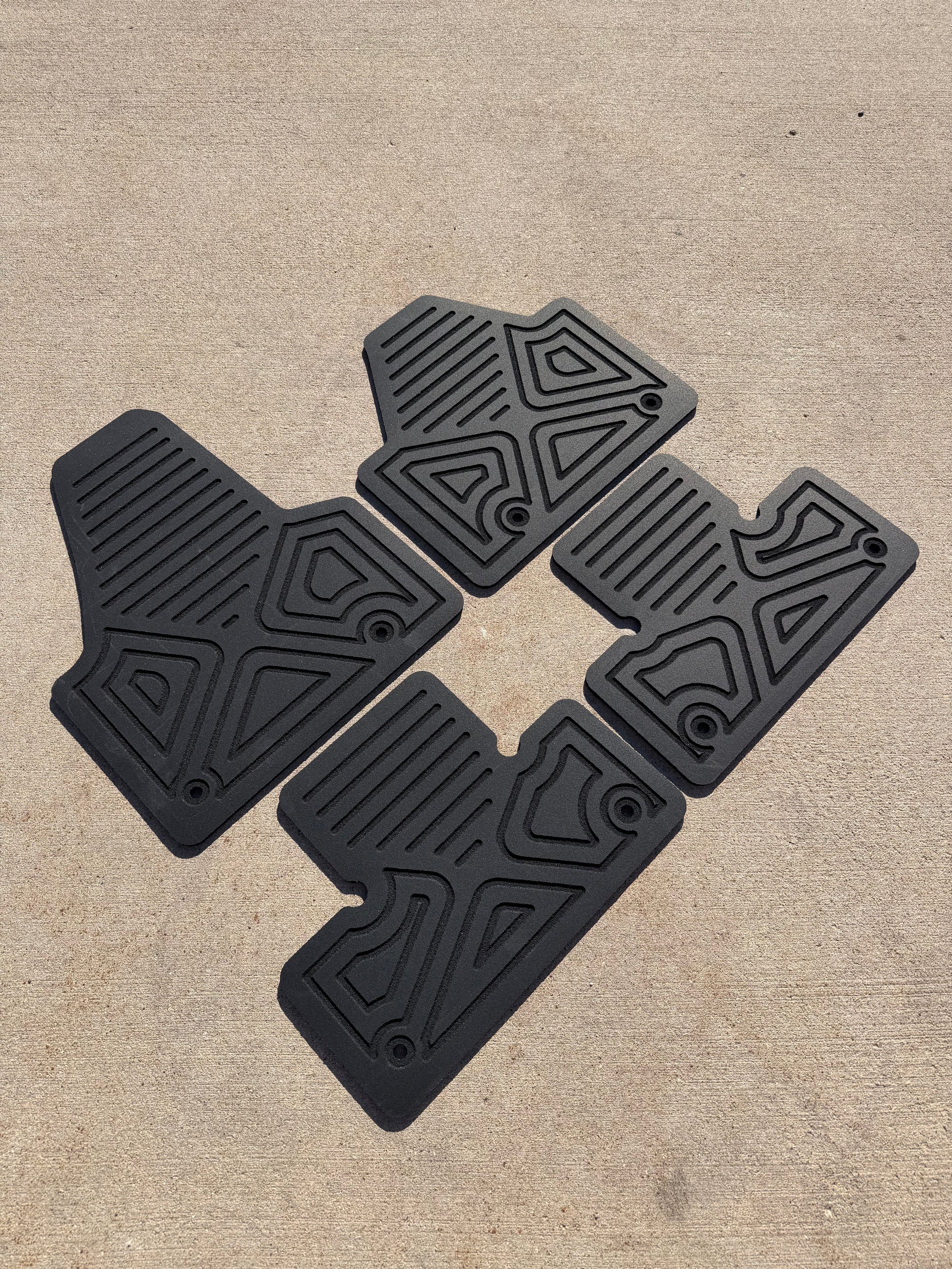 CAN-AM Maverick X3 HD 9mm Rubber Mats (2016 - current) - Floor Mat