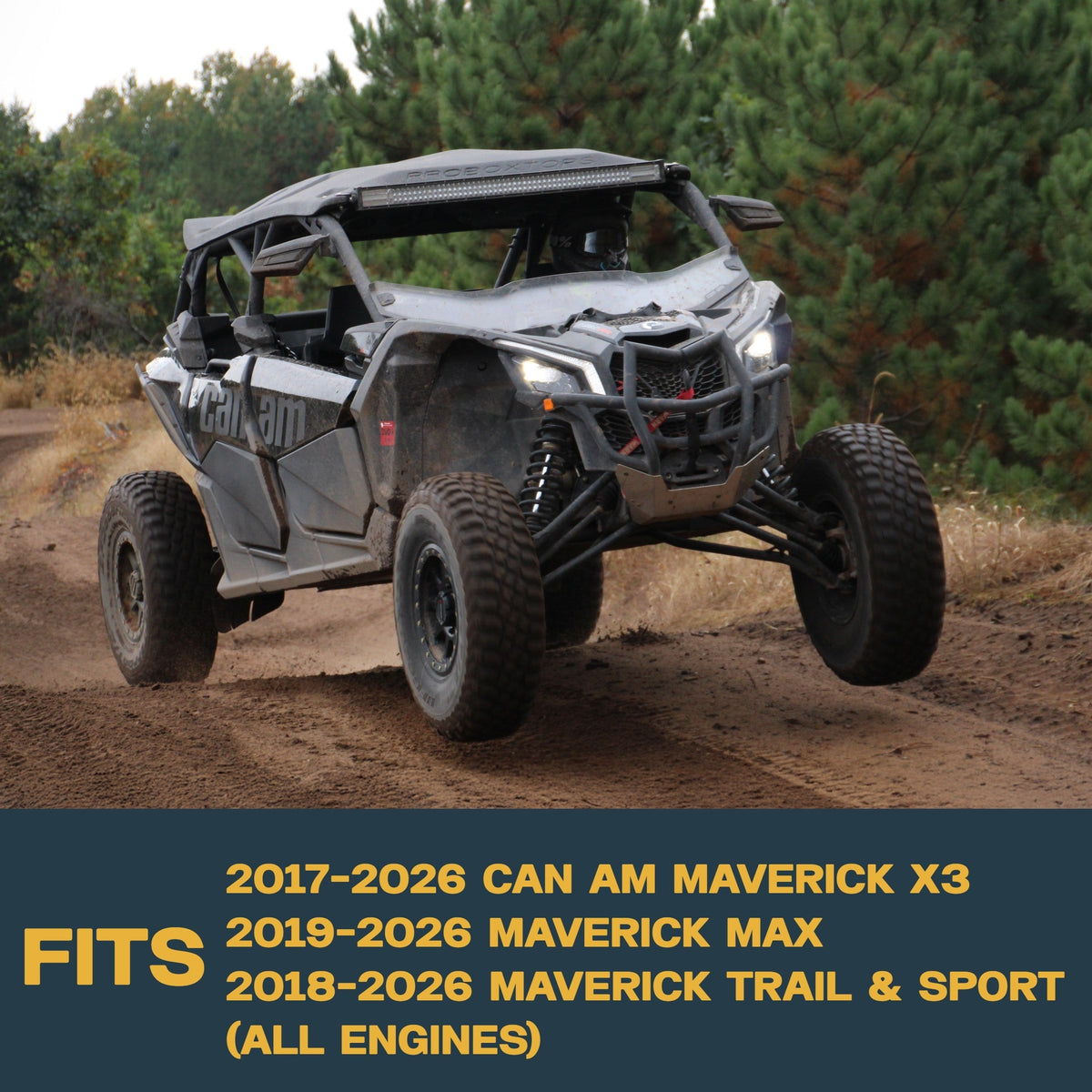 Can-Am Maverick X3/MAX/Sport/Trail 2017-2026 Front & Rear Ceramic Brake Pad Set - Vehicle Parts & Accessories